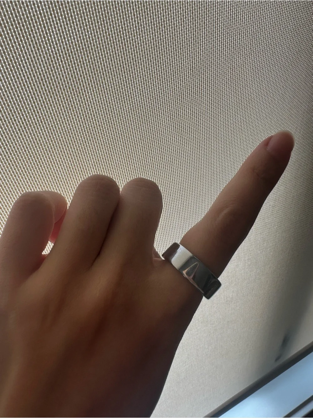 Oura Ring Gen 4 - Silver size 8
